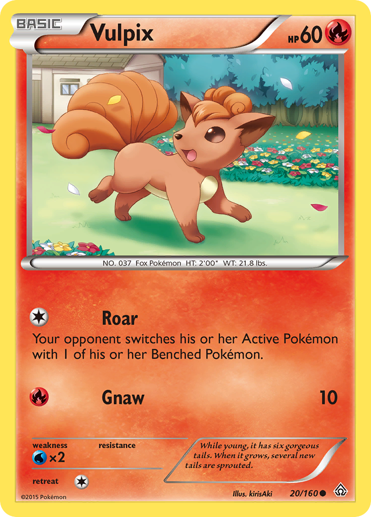 Vulpix (20/160) [XY: Primal Clash] | Tables and Towers