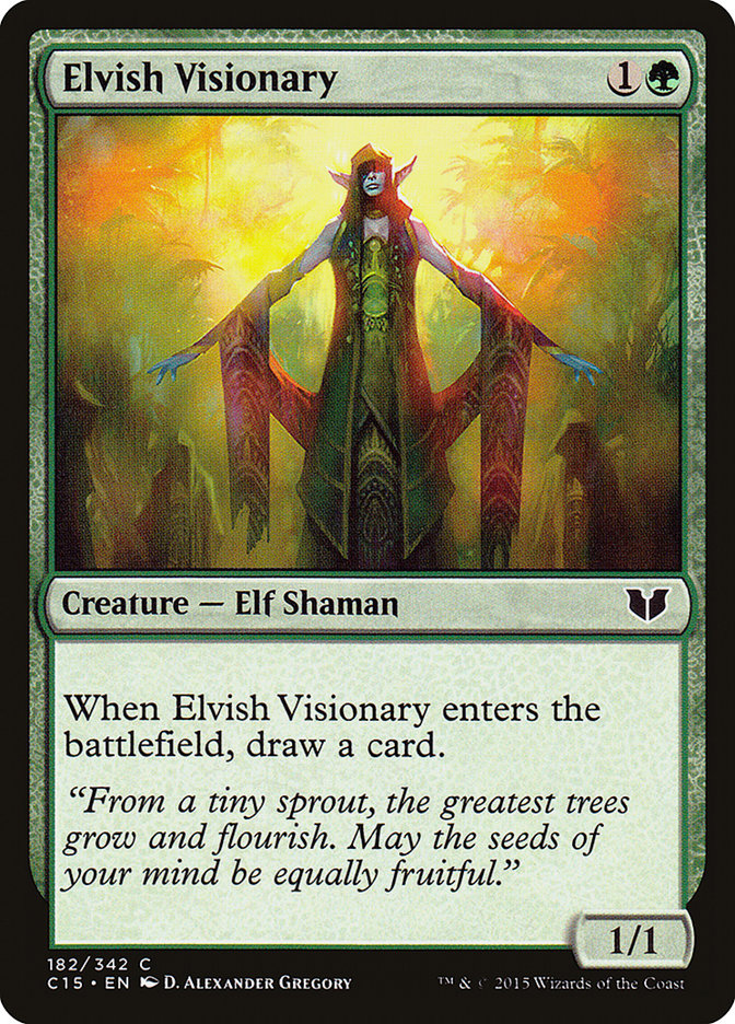 Elvish Visionary [Commander 2015] | Tables and Towers