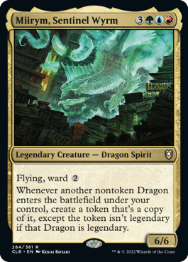 Miirym, Sentinel Wyrm [Commander Legends: Battle for Baldur's Gate] | Tables and Towers