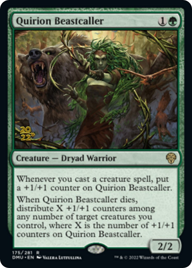 Quirion Beastcaller [Dominaria United Prerelease Promos] | Tables and Towers