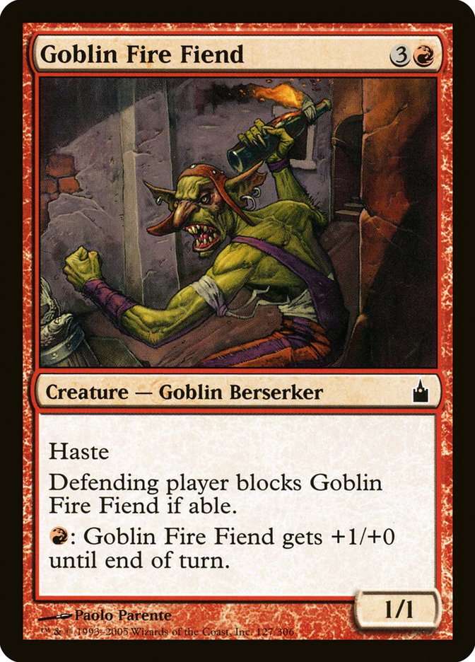 Goblin Fire Fiend [Ravnica: City of Guilds] | Tables and Towers