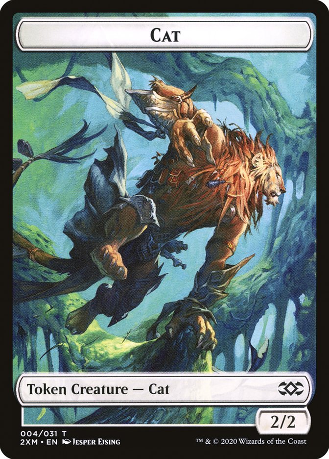 Cat Token [Double Masters Tokens] | Tables and Towers