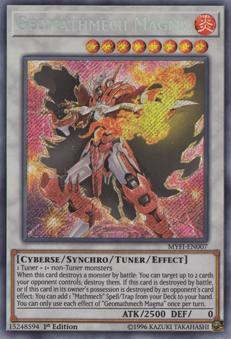 Geomathmech Magma [MYFI-EN007] Secret Rare | Tables and Towers