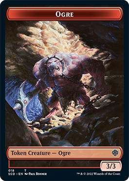 Ogre // Zombie Double-Sided Token [Starter Commander Decks] | Tables and Towers