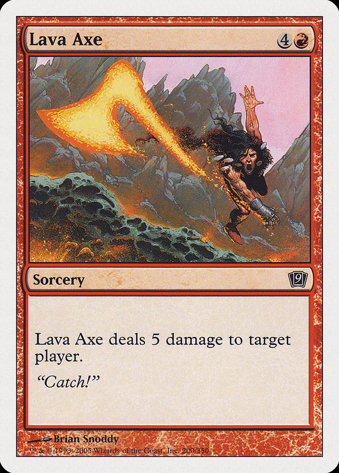 Lava Axe [Ninth Edition] | Tables and Towers