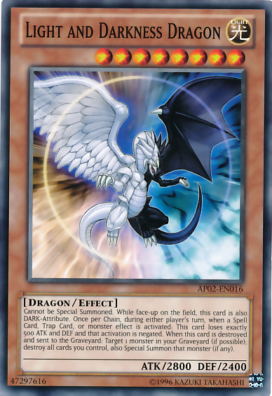 Light and Darkness Dragon [AP02-EN016] Common | Tables and Towers