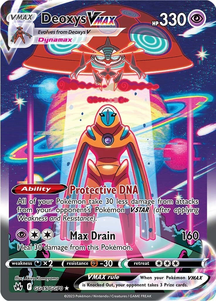 Deoxys VMAX (GG45/GG70) [Sword & Shield: Crown Zenith] | Tables and Towers