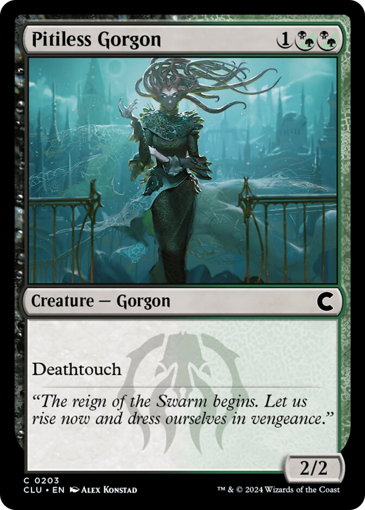 Pitiless Gorgon [Ravnica: Clue Edition] | Tables and Towers