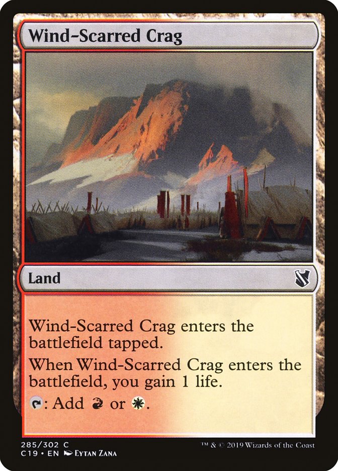 Wind-Scarred Crag [Commander 2019] | Tables and Towers