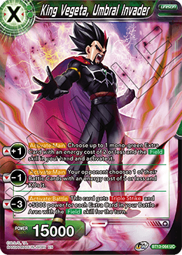 King Vegeta, Umbral Invader (Uncommon) (BT13-064) [Supreme Rivalry] | Tables and Towers