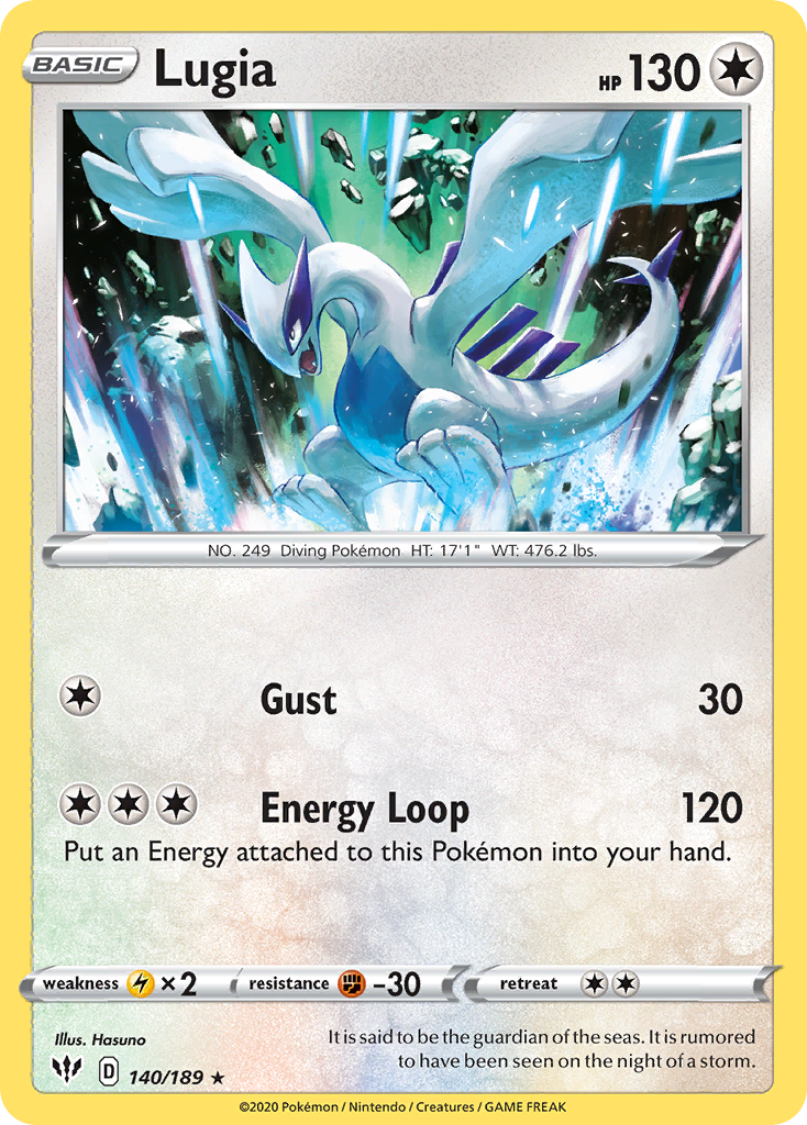 Lugia (140/189) [Sword & Shield: Darkness Ablaze] | Tables and Towers