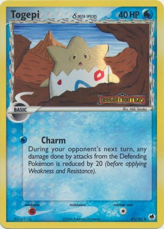 Togepi (41/101) (Delta Species) (Stamped) [EX: Dragon Frontiers] | Tables and Towers