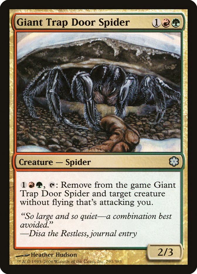 Giant Trap Door Spider [Coldsnap Theme Decks] | Tables and Towers