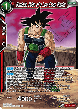 Bardock, Pride of a Low-Class Warrior (Rare) (BT13-005) [Supreme Rivalry] | Tables and Towers