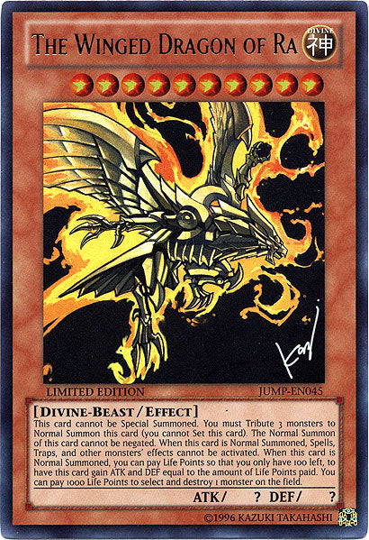 The Winged Dragon of Ra [JUMP-EN045] Ultra Rare | Tables and Towers