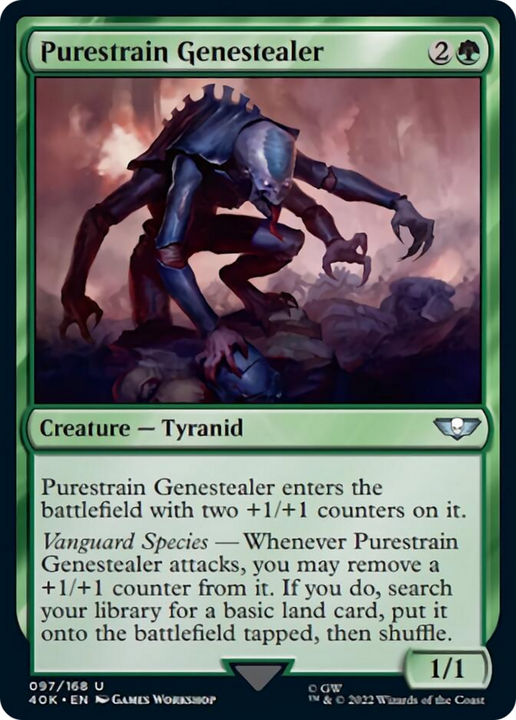 Purestrain Genestealer (Surge Foil) [Warhammer 40,000] | Tables and Towers