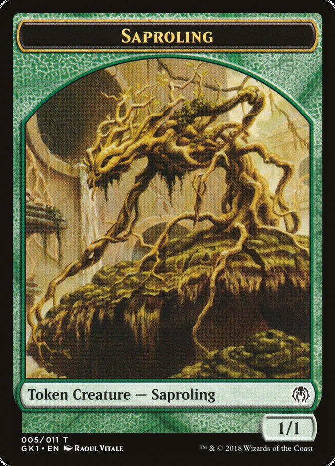 Saproling // Insect Double-Sided Token [Guilds of Ravnica Guild Kit Tokens] | Tables and Towers