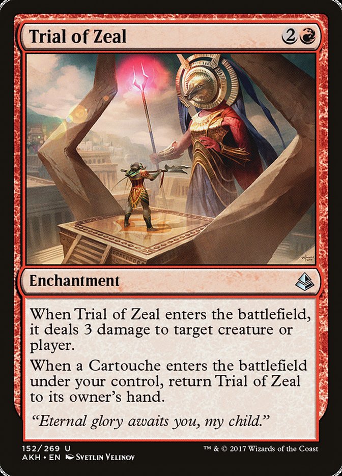 Trial of Zeal [Amonkhet] | Tables and Towers