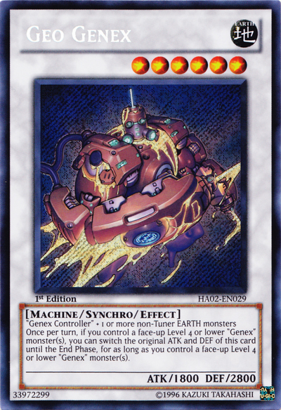 Geo Genex [HA02-EN029] Secret Rare | Tables and Towers