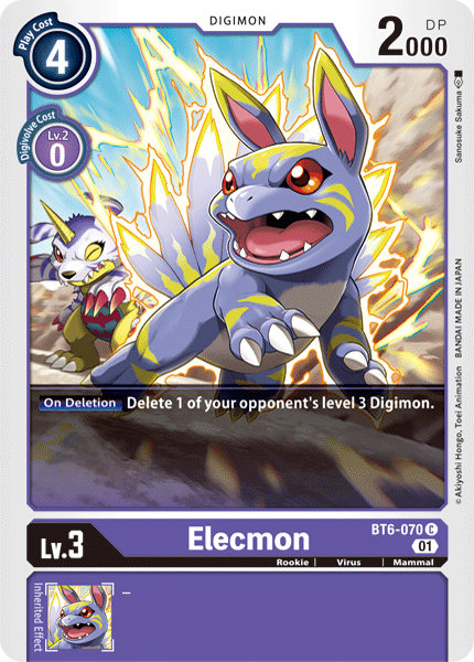 Elecmon [BT6-070] [Double Diamond] | Tables and Towers