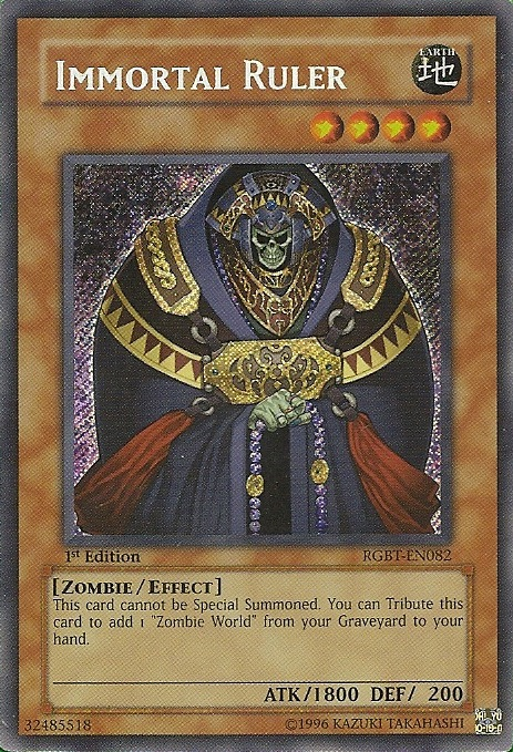 Immortal Ruler [RGBT-EN082] Secret Rare | Tables and Towers