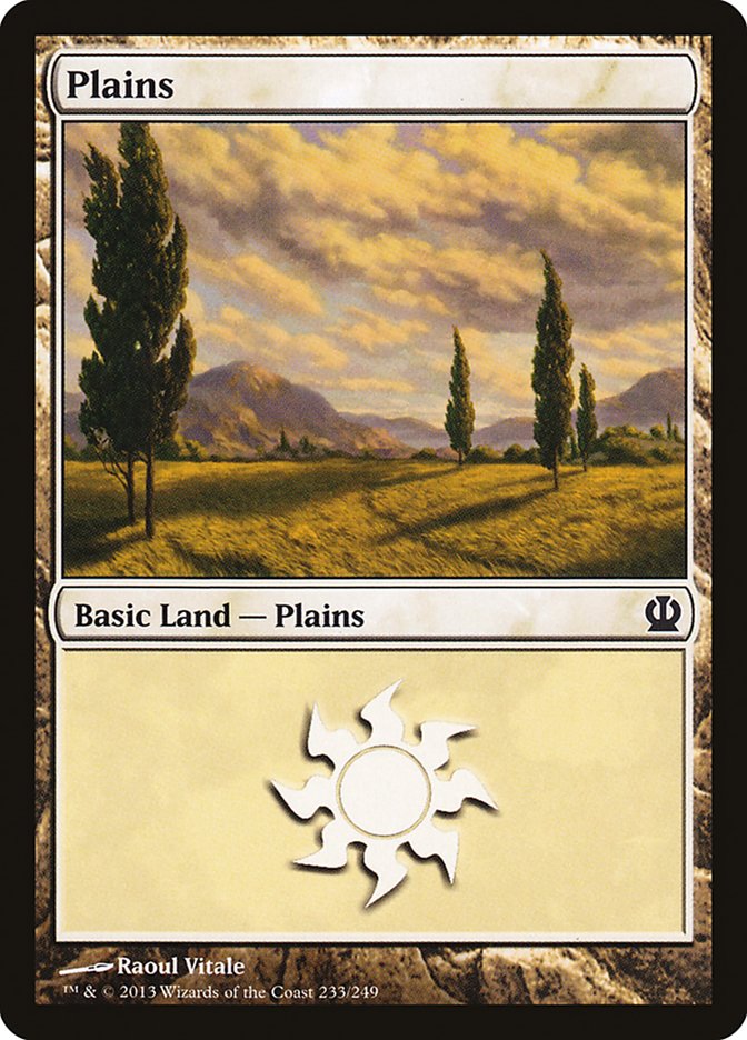 Plains (233) [Theros] | Tables and Towers