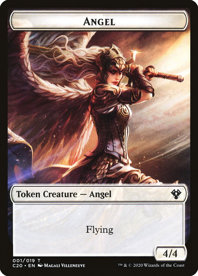 Angel Token [Commander 2020 Tokens] | Tables and Towers