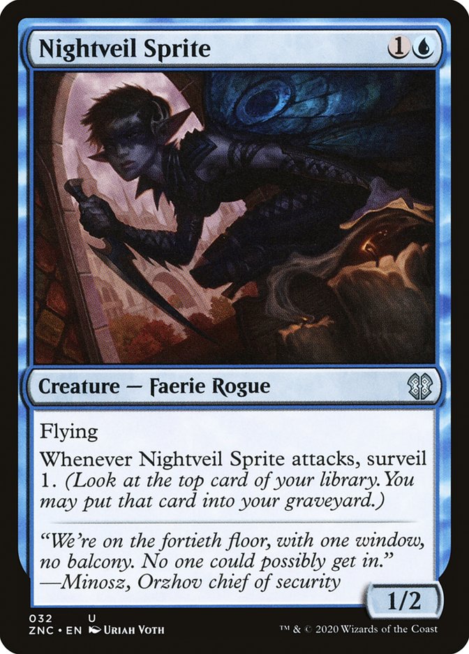 Nightveil Sprite [Zendikar Rising Commander] | Tables and Towers