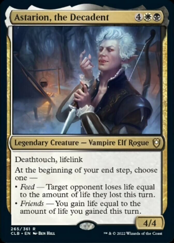 Astarion, the Decadent [Commander Legends: Battle for Baldur's Gate] | Tables and Towers