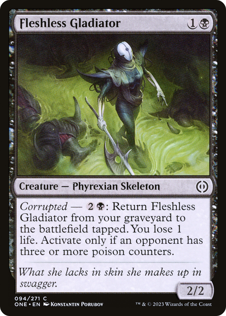 Fleshless Gladiator [Phyrexia: All Will Be One] | Tables and Towers