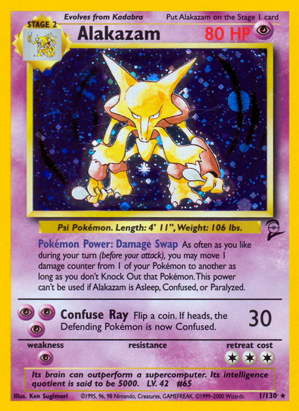 Alakazam (1/130) [Base Set 2] | Tables and Towers