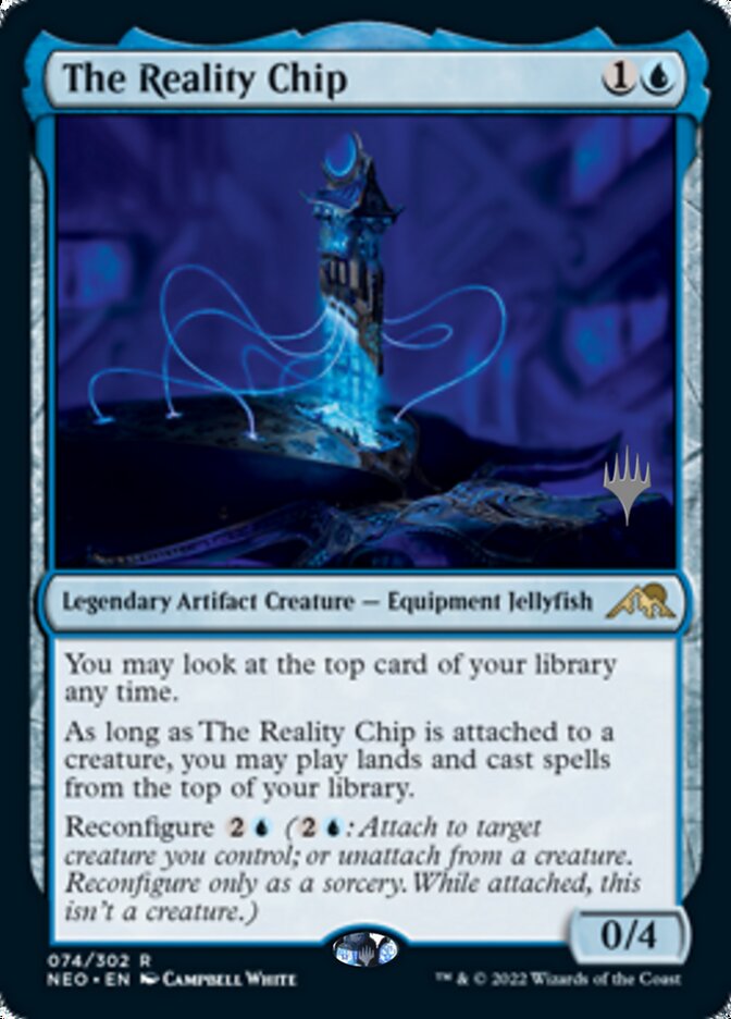 The Reality Chip (Promo Pack) [Kamigawa: Neon Dynasty Promos] | Tables and Towers