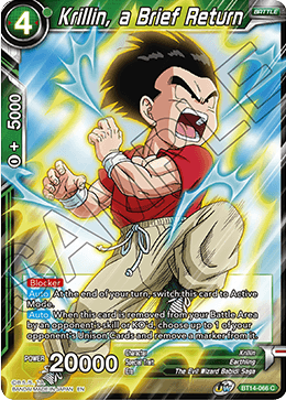 Krillin, a Brief Return (BT14-066) [Cross Spirits] | Tables and Towers