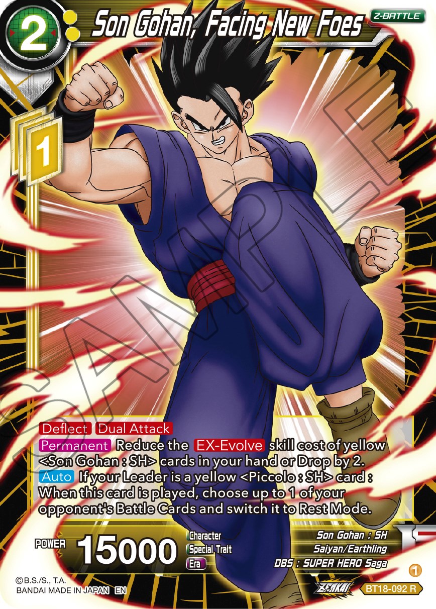 Son Gohan, Facing New Foes (BT18-092) [Dawn of the Z-Legends] | Tables and Towers