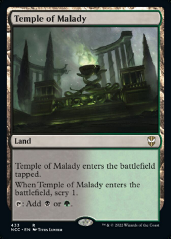 Temple of Malady [Streets of New Capenna Commander] | Tables and Towers