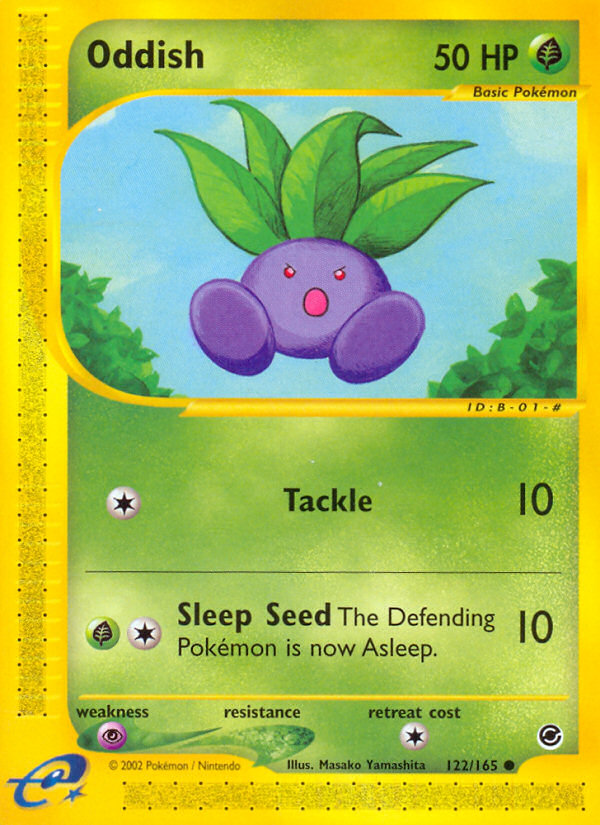 Oddish (122/165) [Expedition: Base Set] | Tables and Towers