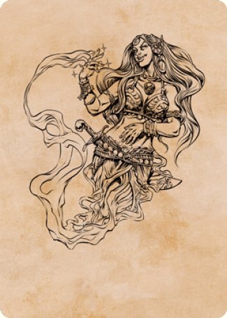 Djinni Windseer (Showcase) Art Card [Dungeons & Dragons: Adventures in the Forgotten Realms Art Series] | Tables and Towers