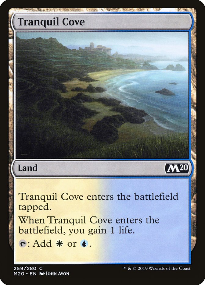 Tranquil Cove [Core Set 2020] | Tables and Towers