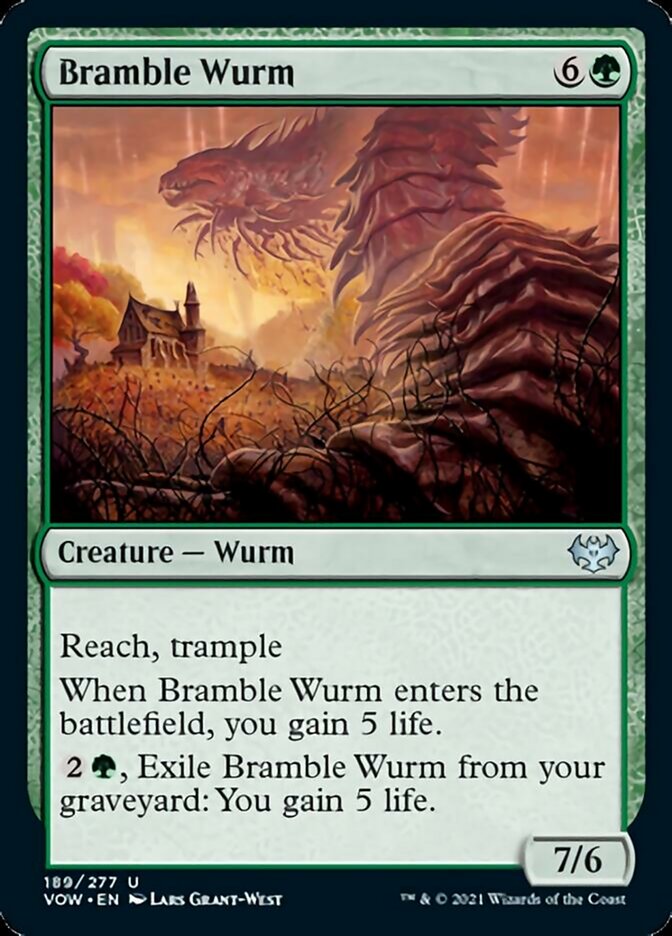 Bramble Wurm [Innistrad: Crimson Vow] | Tables and Towers