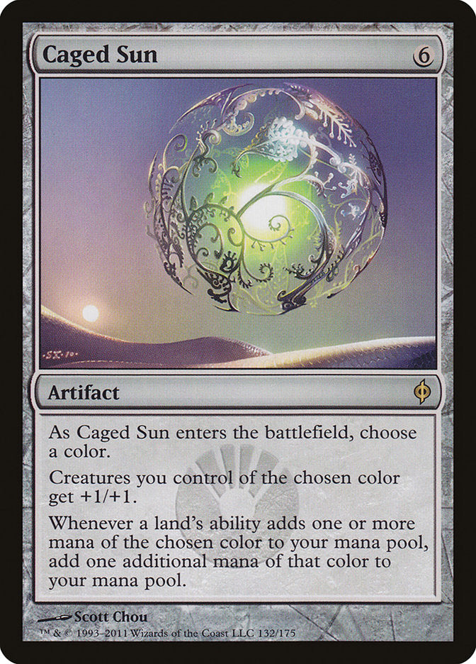 Caged Sun [New Phyrexia] | Tables and Towers