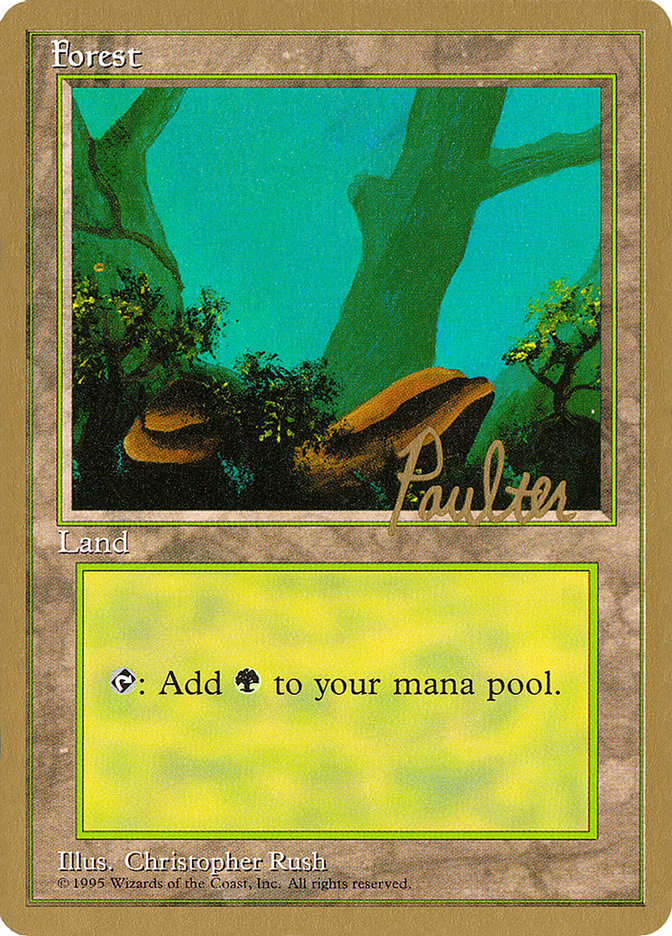 Forest (pp378) (Preston Poulter) [Pro Tour Collector Set] | Tables and Towers