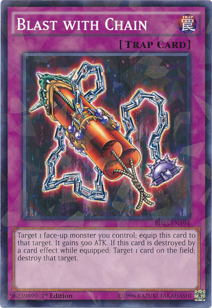 Blast with Chain [BP03-EN194] Shatterfoil Rare | Tables and Towers