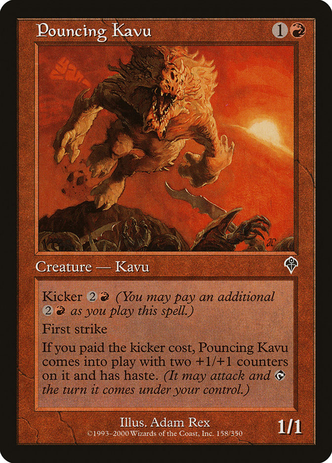 Pouncing Kavu [Invasion] | Tables and Towers