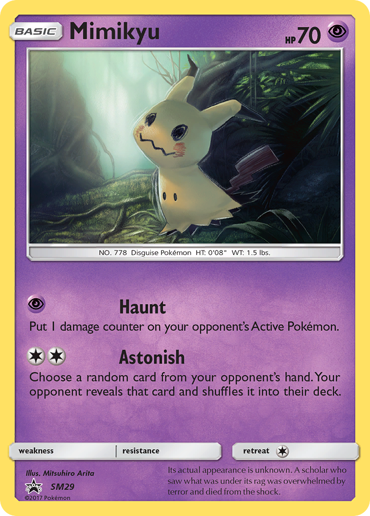 Mimikyu (SM29) [Sun & Moon: Black Star Promos] | Tables and Towers