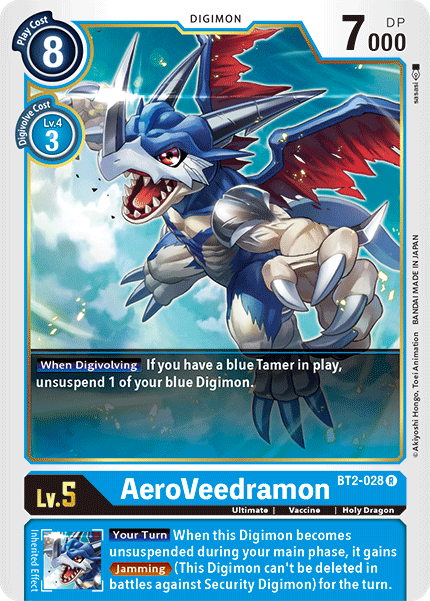 AeroVeedramon [BT2-028] [Release Special Booster Ver.1.5] | Tables and Towers