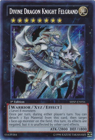 Divine Dragon Knight Felgrand [SHSP-EN056] Secret Rare | Tables and Towers