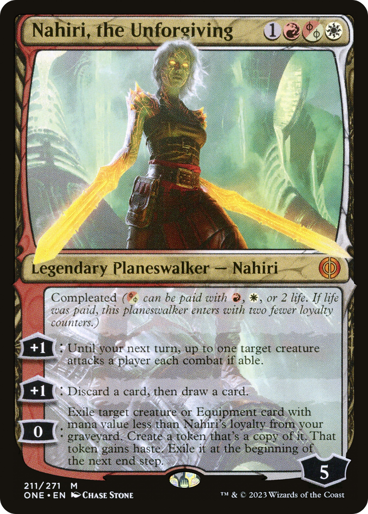 Nahiri, the Unforgiving [Phyrexia: All Will Be One] | Tables and Towers