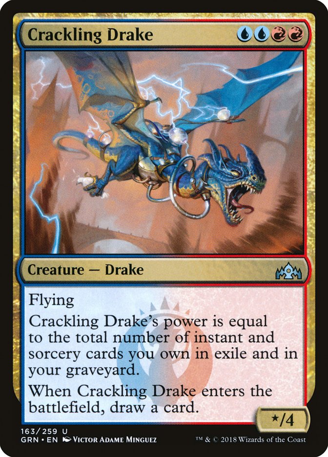 Crackling Drake [Guilds of Ravnica] | Tables and Towers