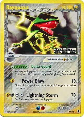 Rayquaza (13/113) (Delta Species) (Stamped) [EX: Delta Species] | Tables and Towers