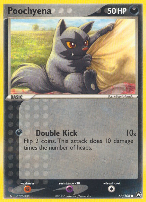 Poochyena (58/108) [EX: Power Keepers] | Tables and Towers